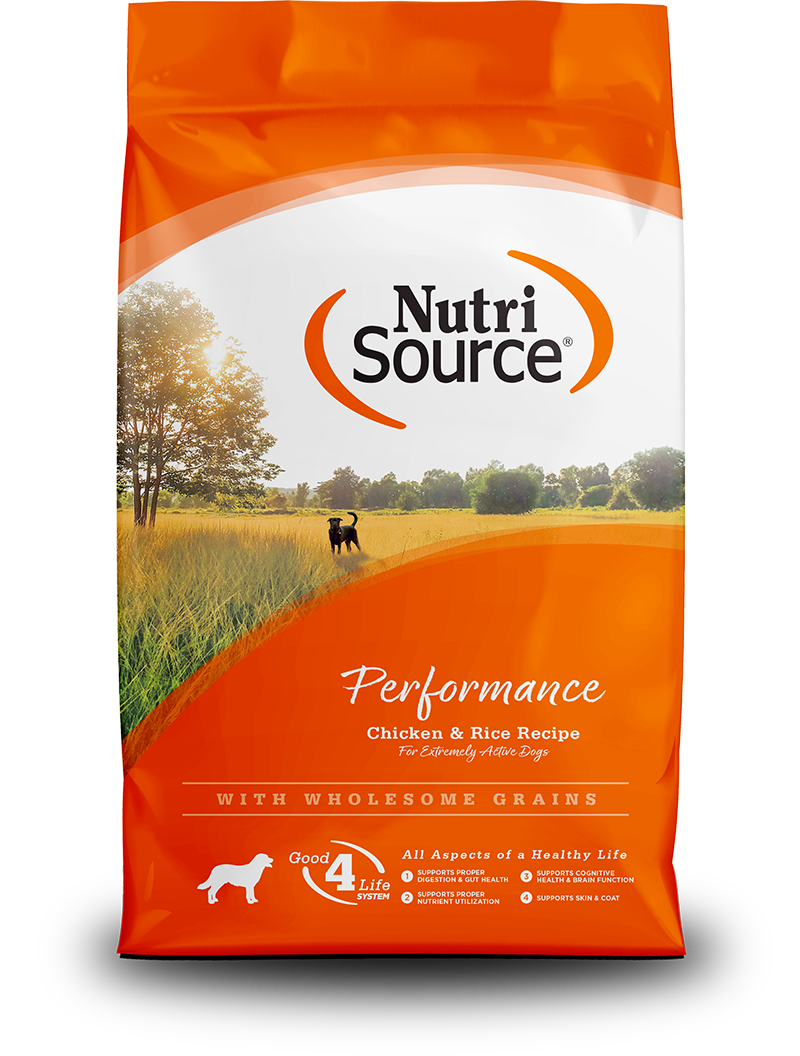 NutriSource Performance Chicken & Rice Recipe dog food